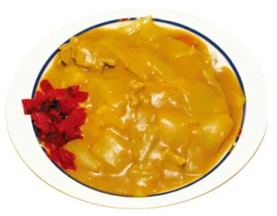 万代シルバーホテルのバスセンターのカレー
