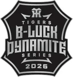 TIGERS B-LUCK DYNAMITE SERIES 2026のロゴ