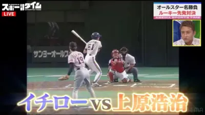 イチロー選手と上原浩治投手のオールスター名勝負
