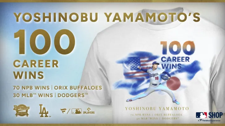 山本由伸投手、日米通算100勝達成！輝かしい軌跡を祝う記念グッズで「推し活」をさらに盛り上げよう！