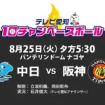 プロ野球ファン大注目！立浪和義氏と岡田彰布氏が『10チャンベースボール』で実現する夢のダブル解説！