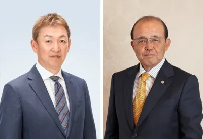 立浪和義氏と岡田彰布氏のポートレート