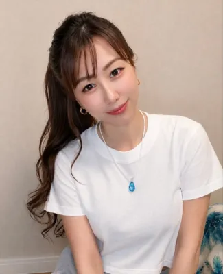 ポニーテールの女性