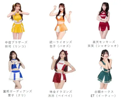 台湾チアガールとTigersGirls