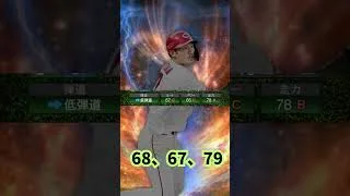 カープのアニバ登場選手の能力判明!!　 #プロスピa #プロスピ #shorts